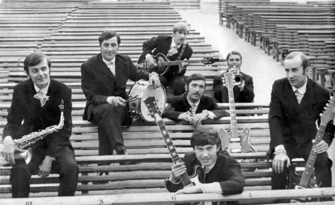 "Веселые ребята" в Одессе в 1970 году. Фото из архива Ю.Петерсона