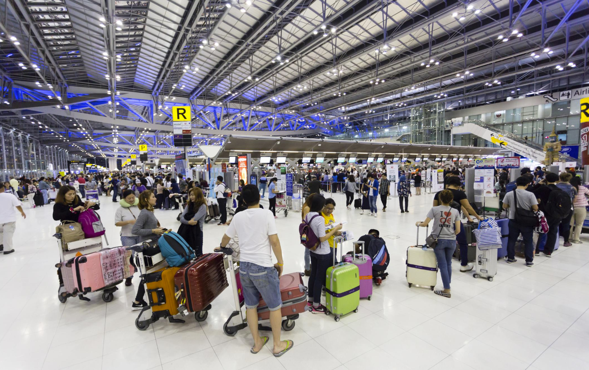 Аэропорт Suvarnabhumi в Бангкоке.