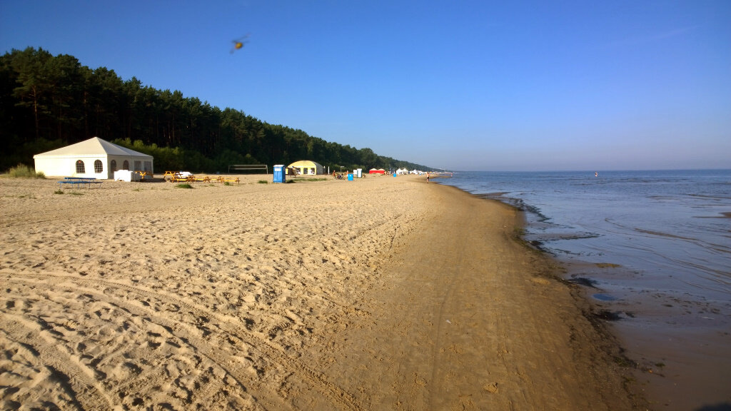 Пляж в Юрмале