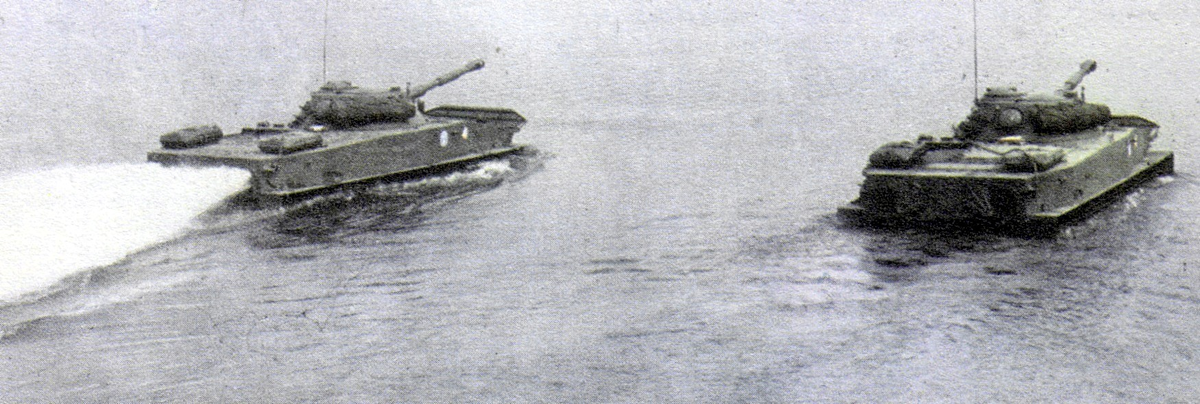ПТ-76 на плаву, 7-я дивизия обороны, Войско Польского (ВС ПНР), 1971 год