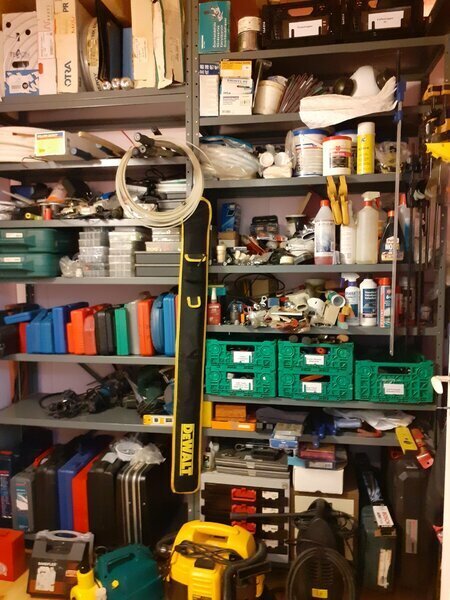 Часть инструментов Фреда.