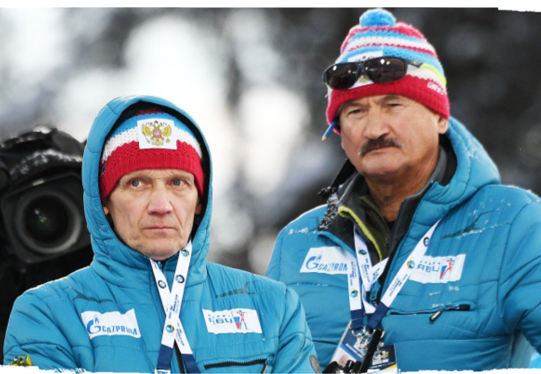 Драчев и старший тренер Хованцев 