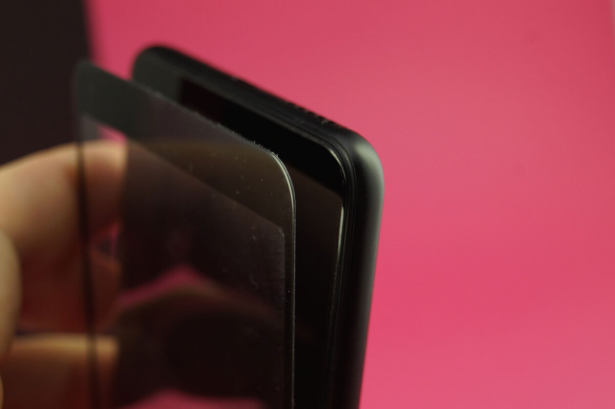 Гибридное защитное стекло для Apple iPhone 6 / 6s на весь экран с полной проклей