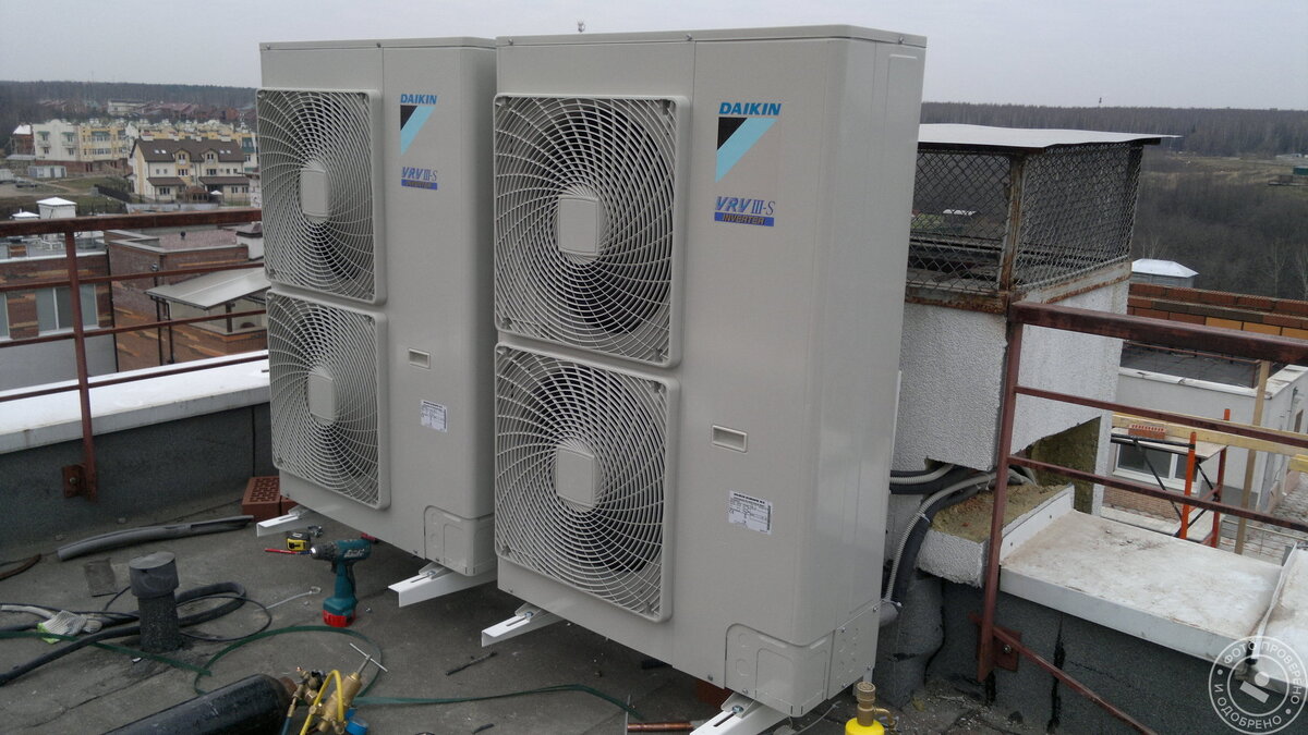 Промышленные сплит системы daikin. 5. Промышленные сплит системы. Наружный блок vrf-системы, qx=38,95квт, ny=10,41квт. Промышленные м кондиционеры.