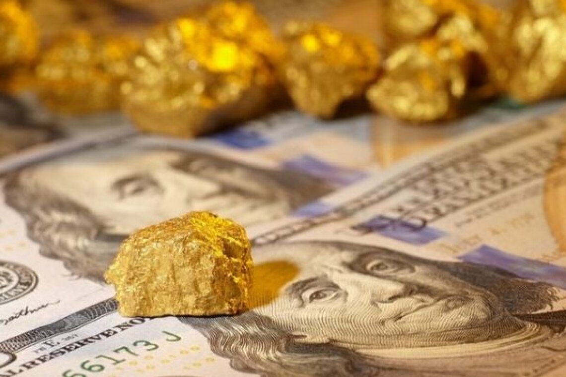 Доллар к золоту
