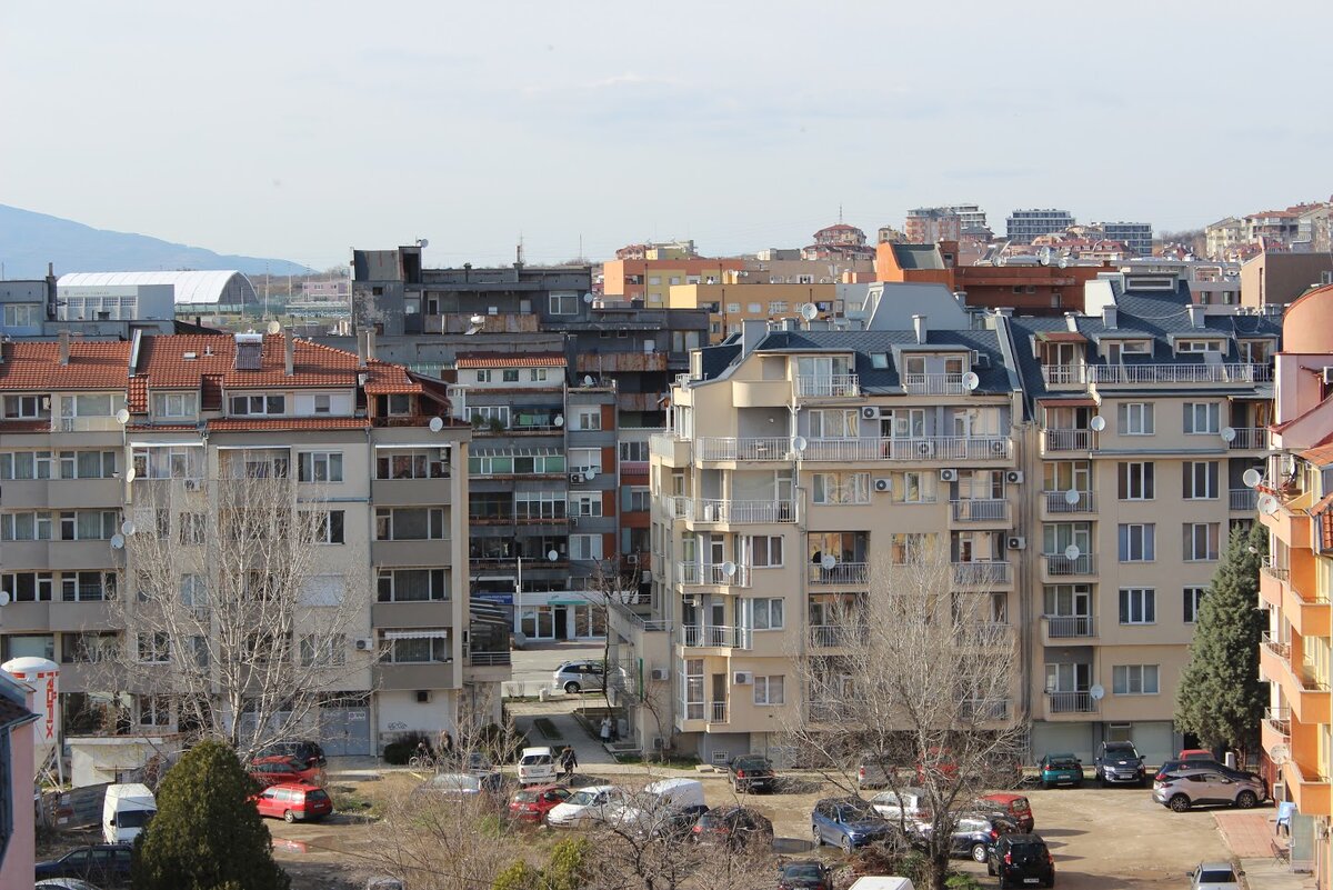 11 марта 2020 г. Благоевград. Фото из личного архива. На деревьях пока ни цветов, ни листьев не наблюдается. Но посмотрим, как оно будет через несколько дней солнечной погоды
