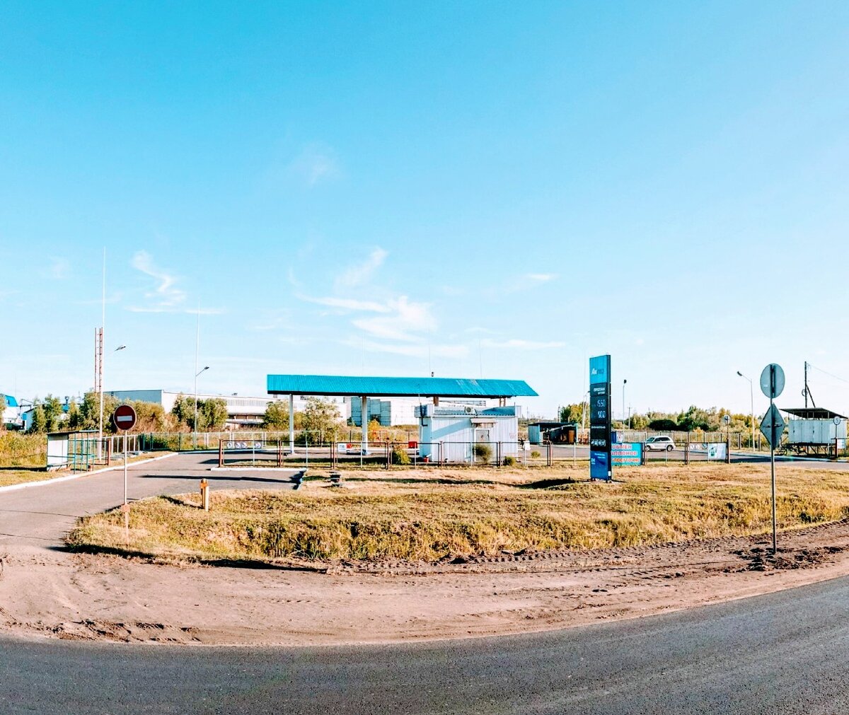 Газовая заправка, на которой это произошло. Фото из открытых интернет источников.