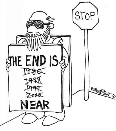 Конец близок. Карикатура Дж. Робертсона