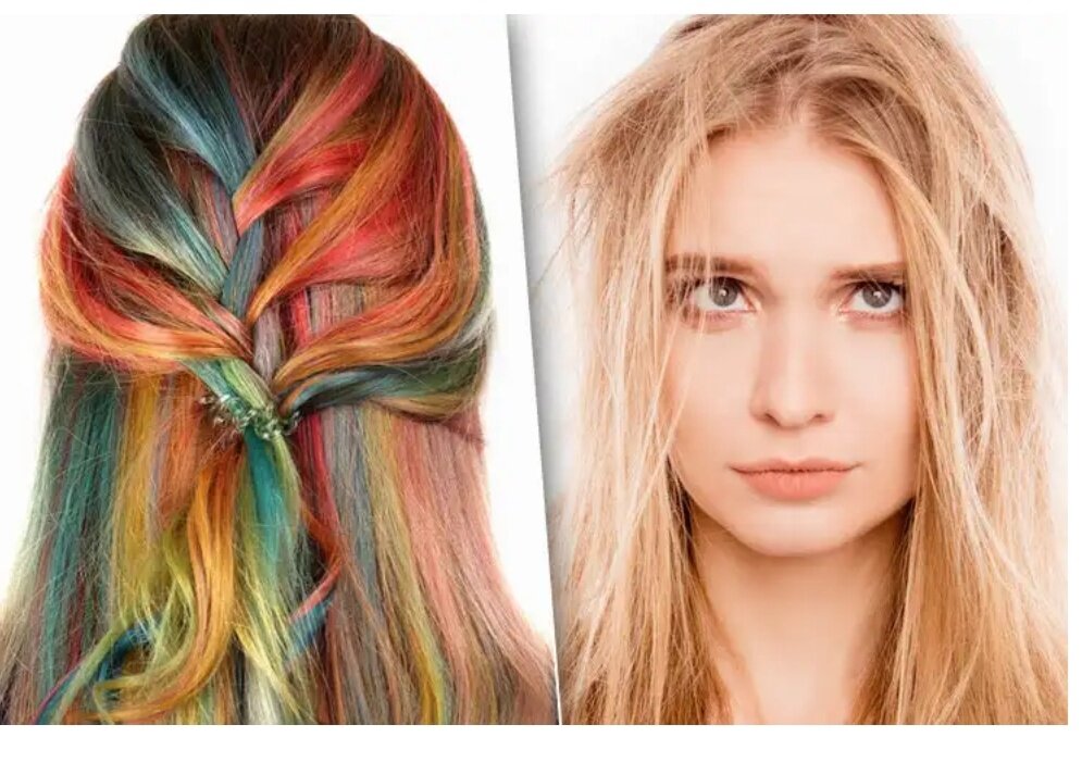 С просторов интернета: "грязные" цветные пряди вместо ярких сочных оттенков