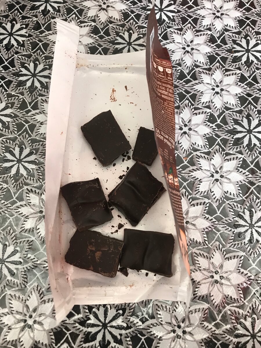 Темный горький шоколад