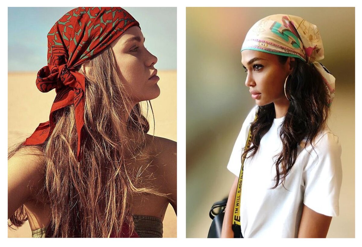 бандана в классическом стиле