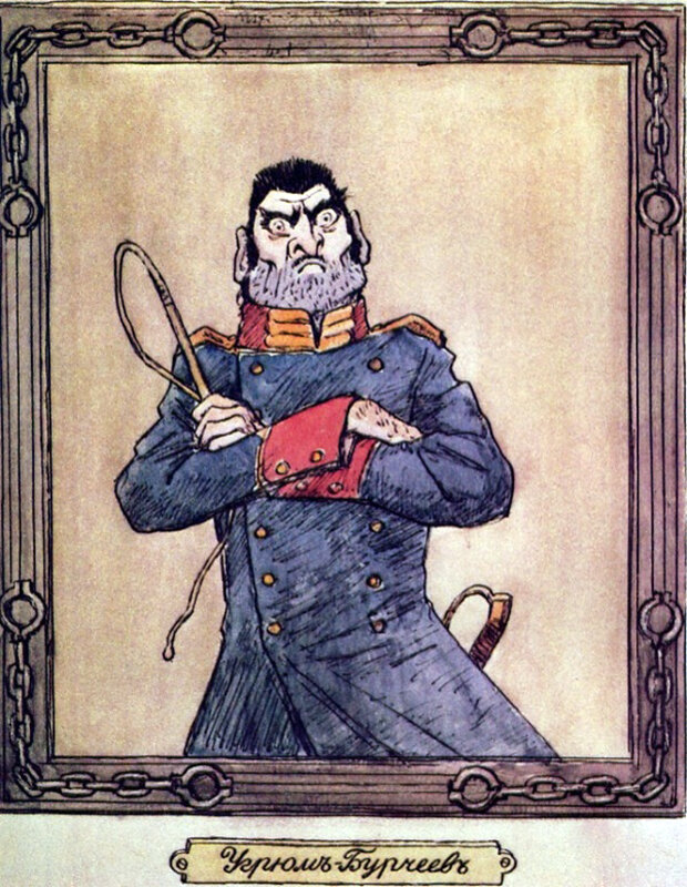 Кукрыниксы, иллюстрация к "Истории одного города" Салтыкова-Щедрина