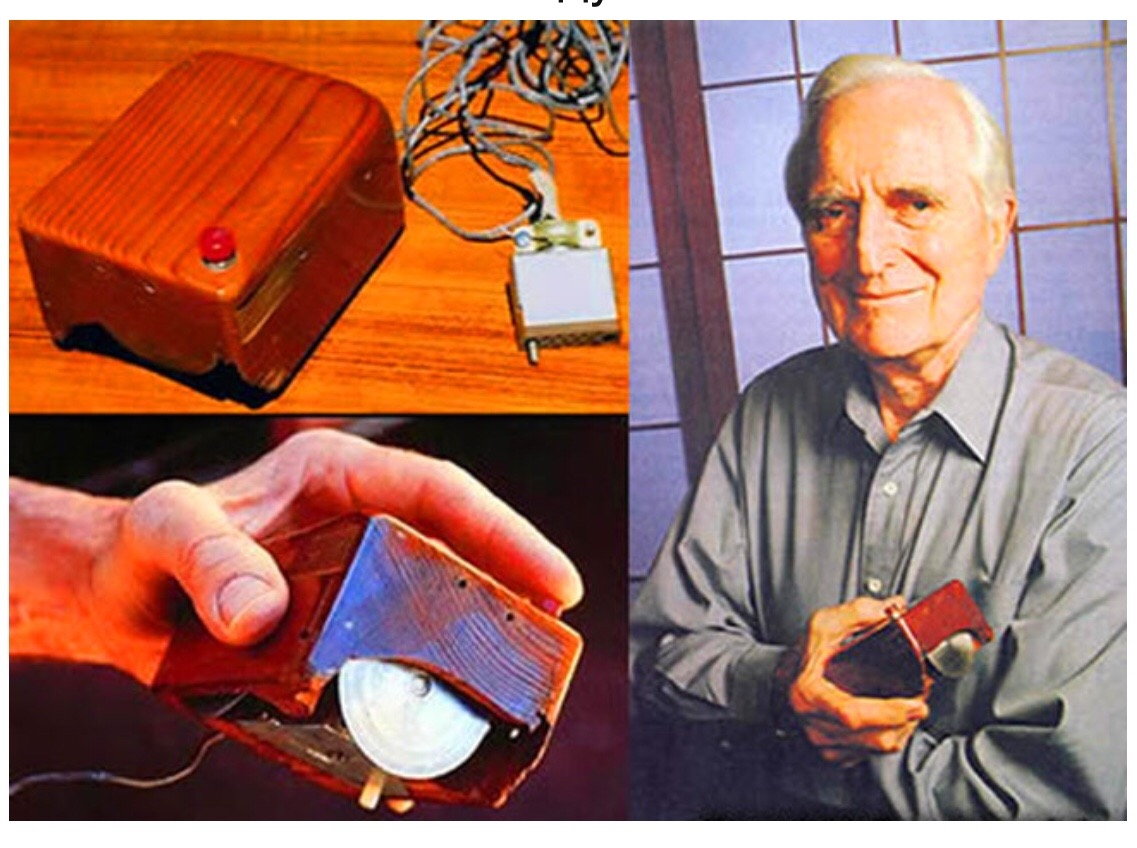 Создание мыши. Дуглас Энгельбарт первая компьютерная мышь. 1968 Год компьютерная мышь – Дуглас Энгельбарт. Дуглас Энгельбарт изобрел компьютерную мышь.