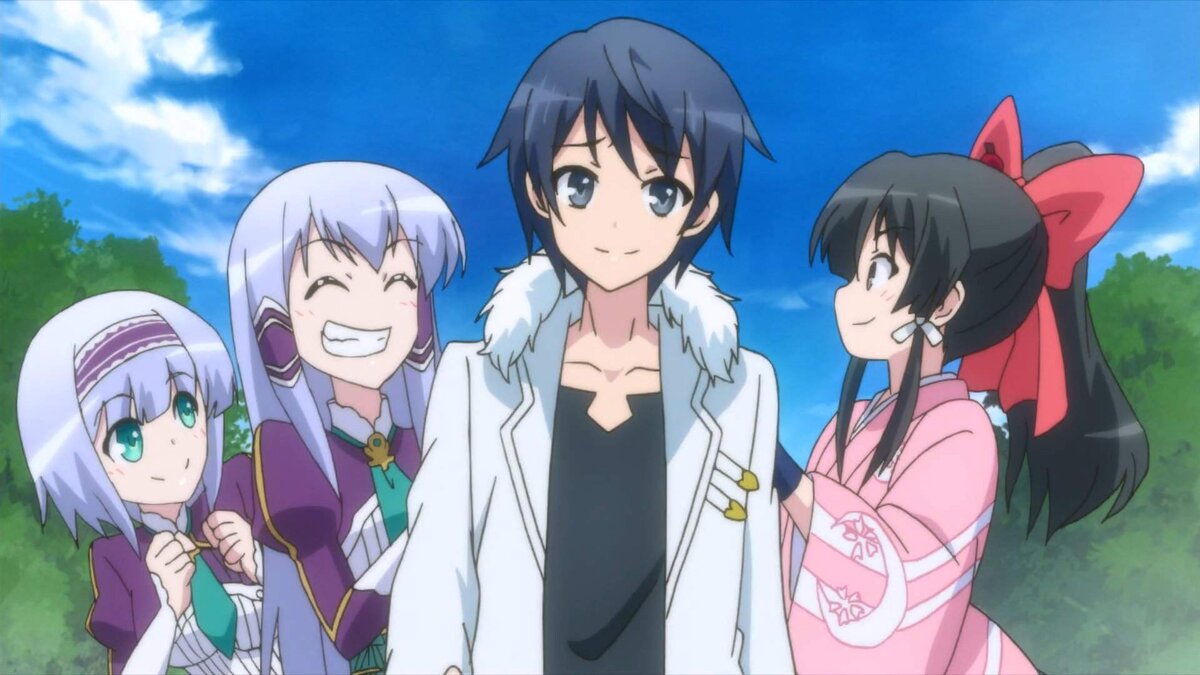 Главные герои: Линза, Эльза, Тоя и Яэ.