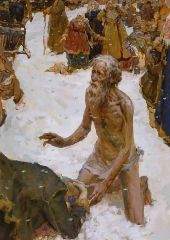 «Московский чудотворец Блаженный Василий». Виталий Графов. 2005 год