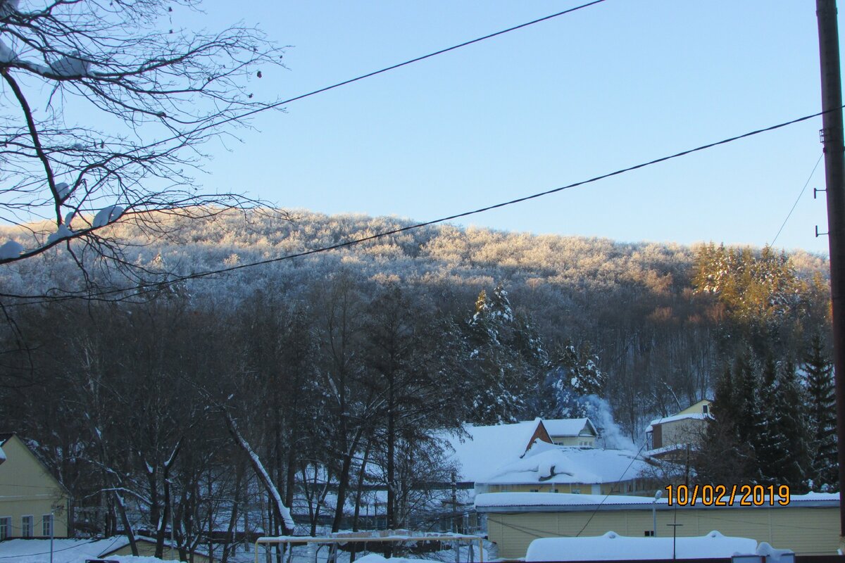 Вид сверху на здания санатория. Фото из личного архива.