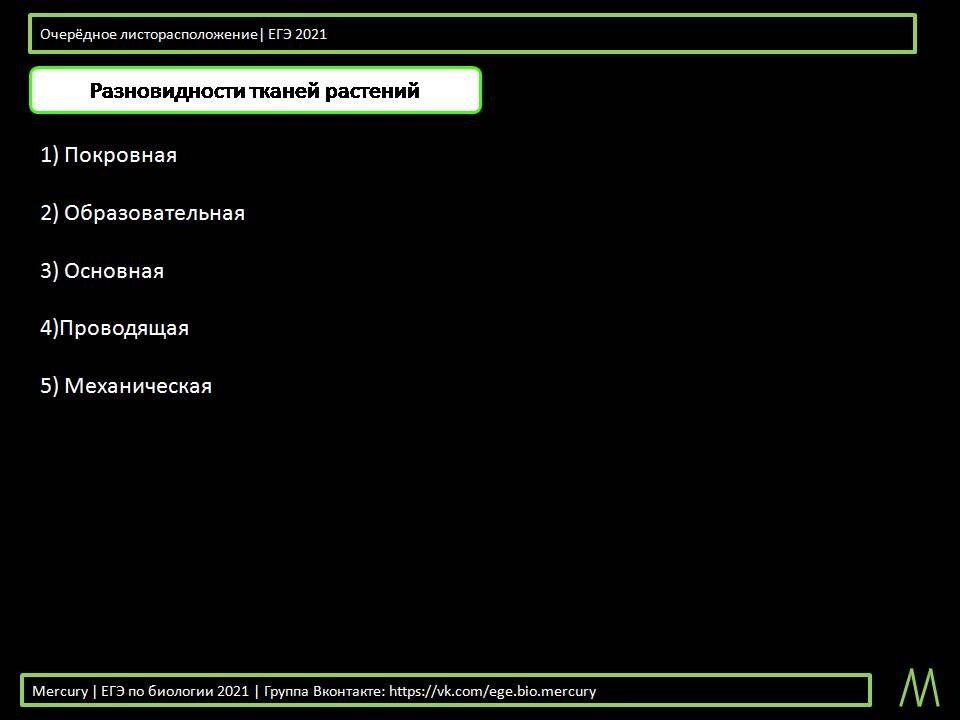 Взято из Mercury | ЕГЭ по биологии 2021