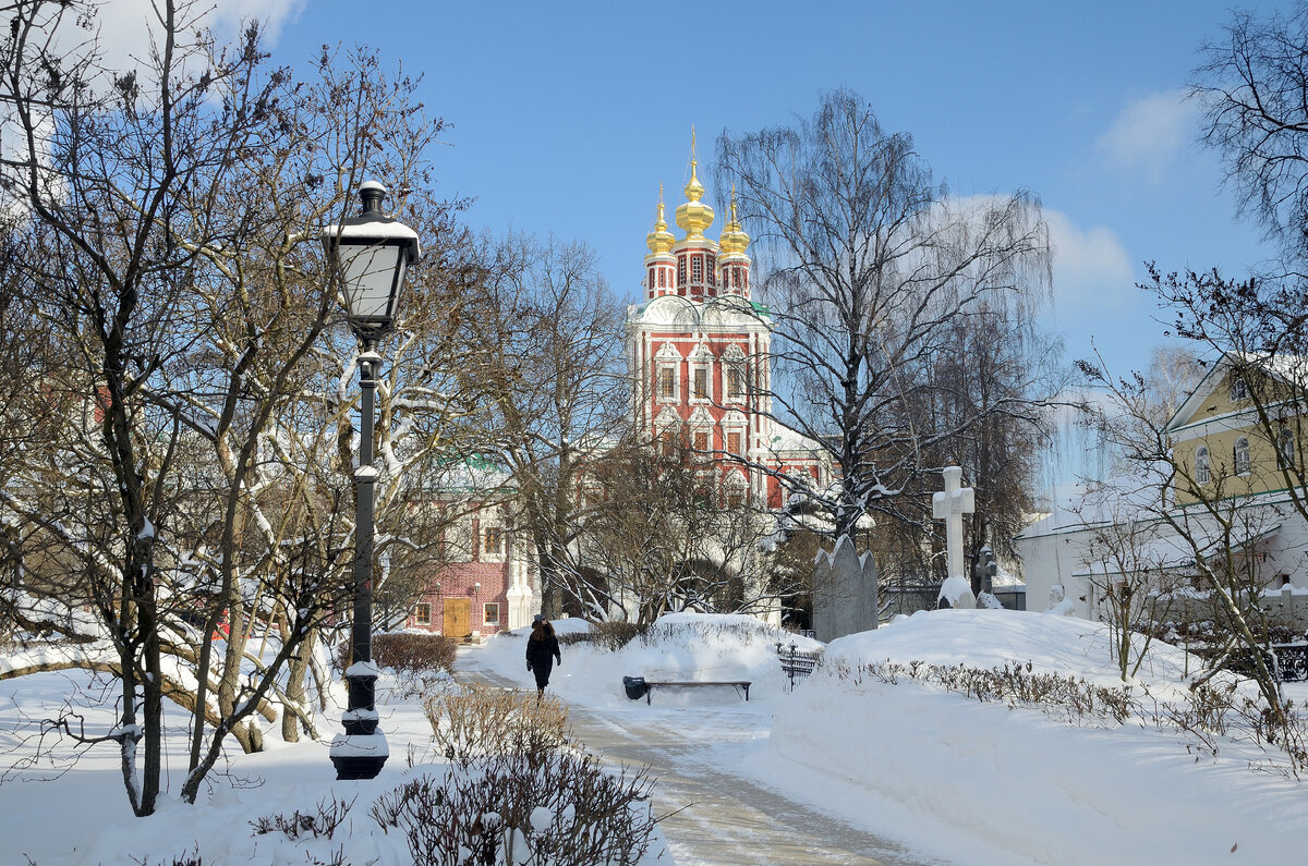 Новодевичий монастырь, январь 2021 г.