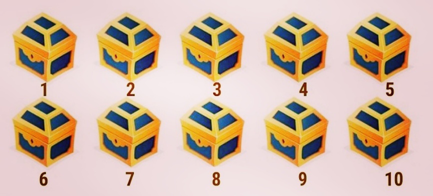 Ответ внизу👇листайте вниз, выберите 3 шкатулки. 