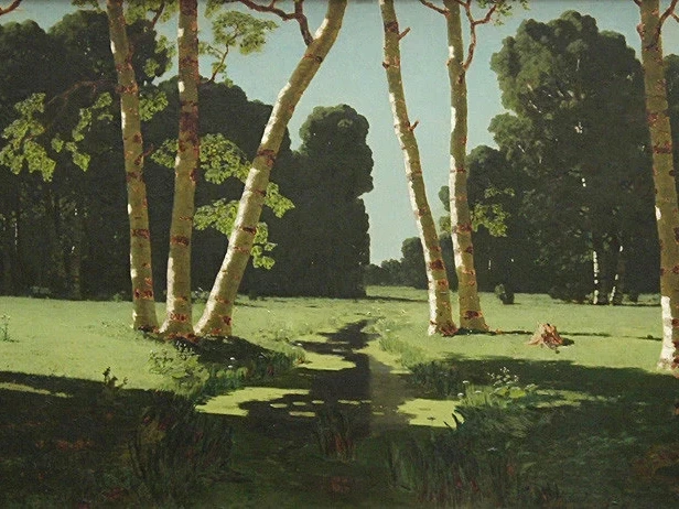 Русь в пейзажах: "Березовая роща" Архип Куинджи 1879