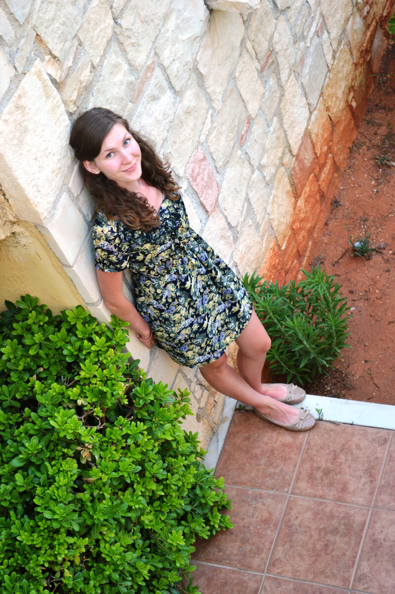 архивное фото. То самое первое платье - перешивка.