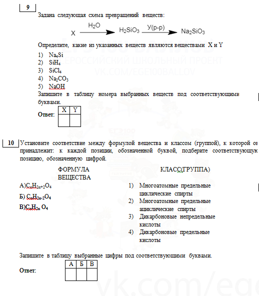 Авторские пробники егэ биология