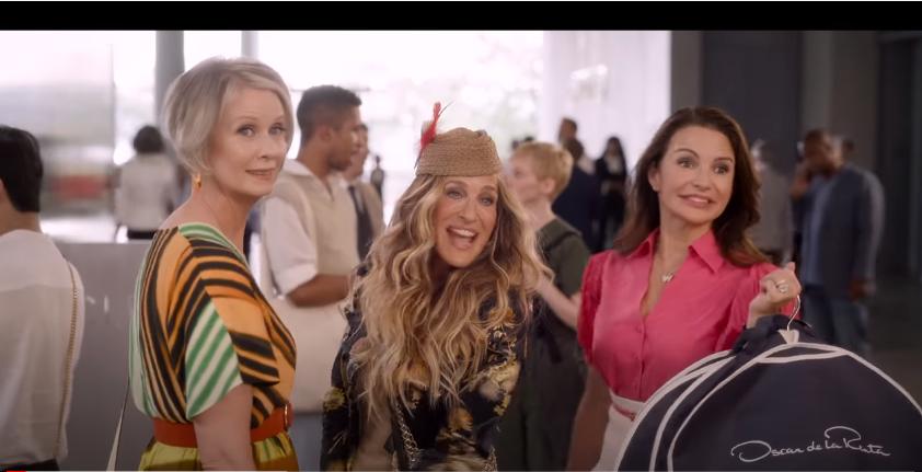 Миранда, Керри и Шарлотта / Фото: скриншот трейлера "И просто так", YouTube