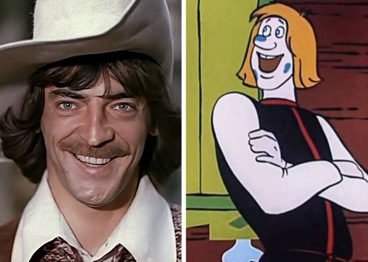 Михаил Боярский и трубочист Ваня