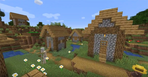 Деревня в Minecraft