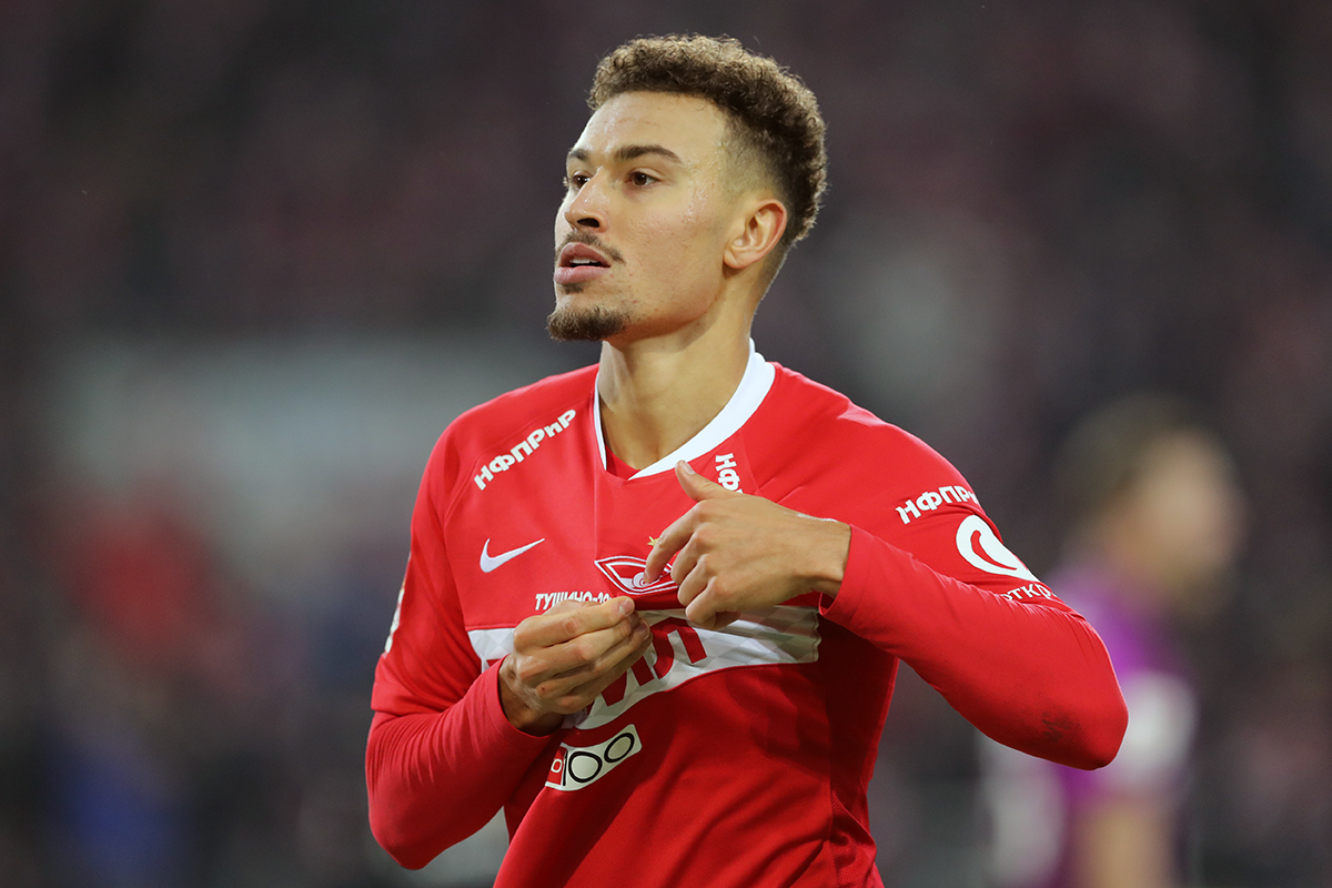 Шведский нападающий сосковского "Спартака" Джордан Ларссон. Фото из интернета.