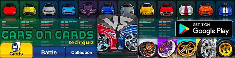Cars on Cards - Car Quiz Game - Автовикторина характеристик