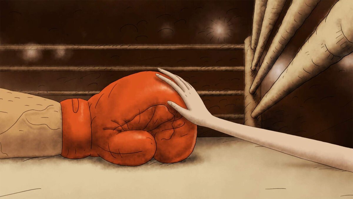 Кадр из мультфильма "Боксбалет"