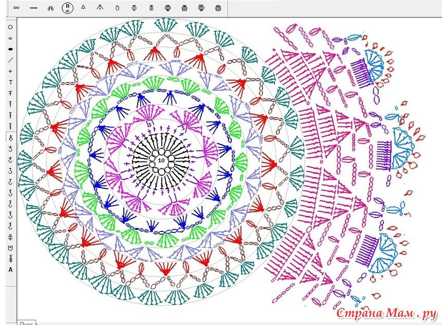 Крупные схема