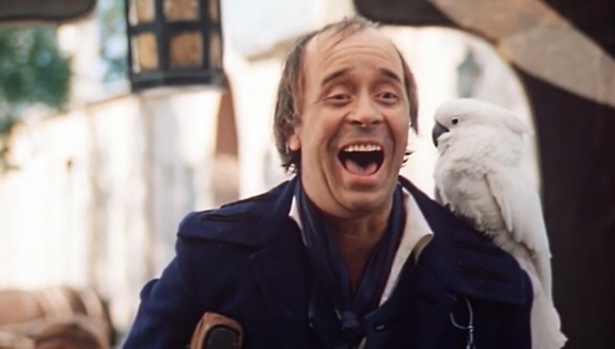 Олег Борисов в "Острове сокровищ", 1982