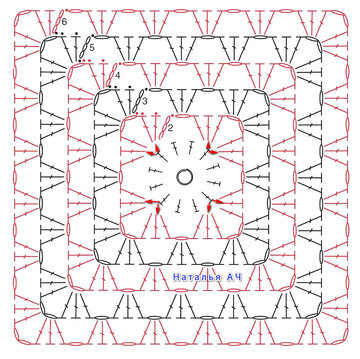 Наталья ач вязание крючком и схемы