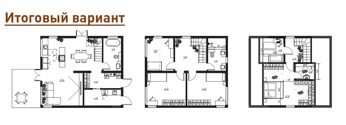 Итоговый вариант планировки