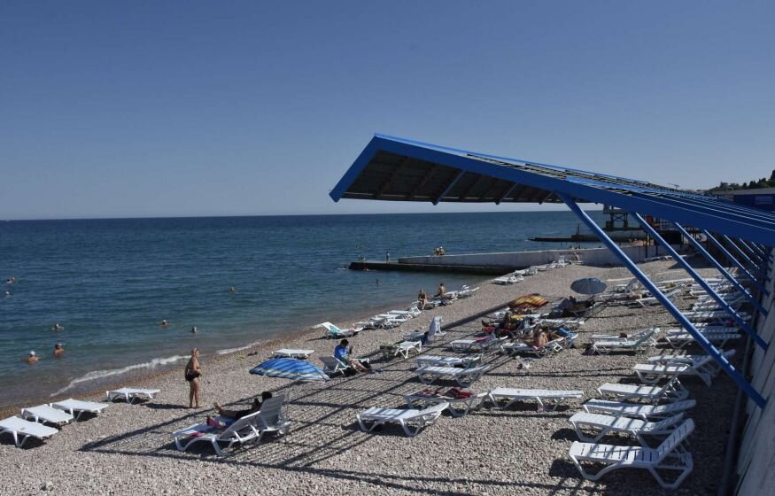    В Крыму возле пляжей обнаружили морскую мину