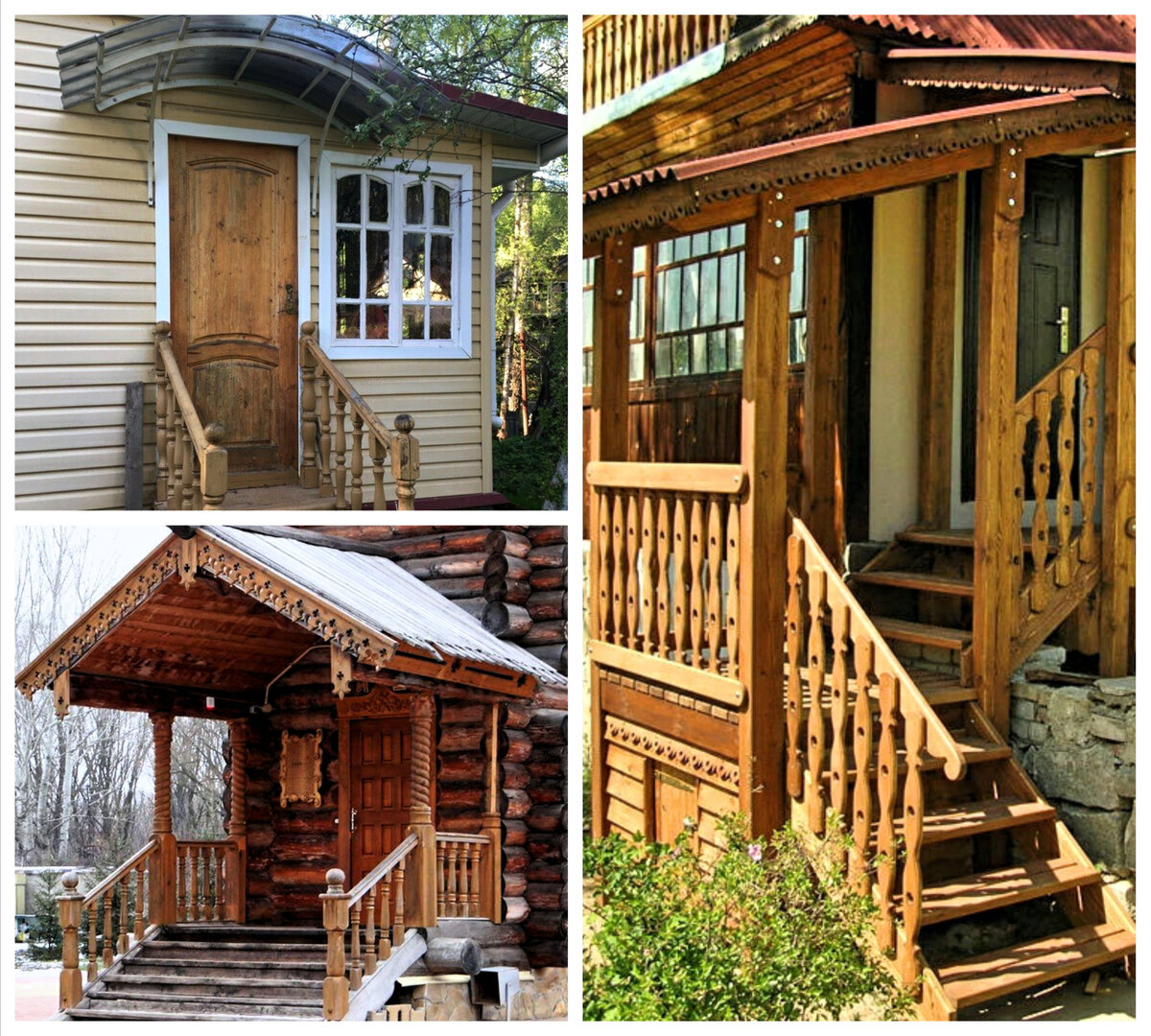 Simple Fall Farmhouse Front Porch Design Ideas from Farmhouse on Boone Front por