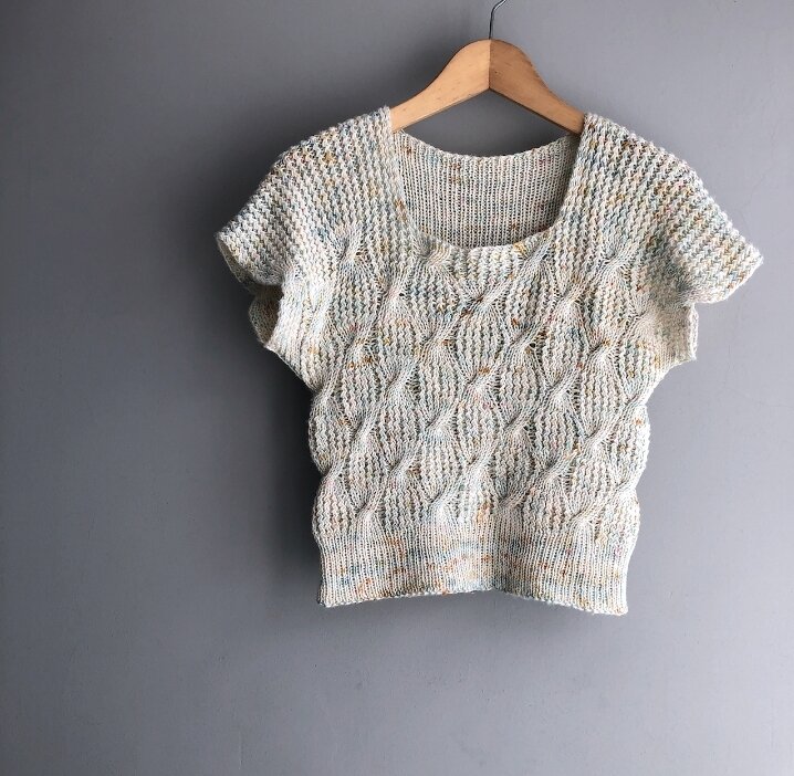 Футболка с "косами" от Yamagara.knits | Тепло о вязании | Дзен