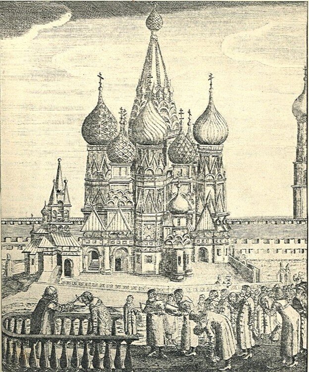 Храм Василия Блаженного XVI веке