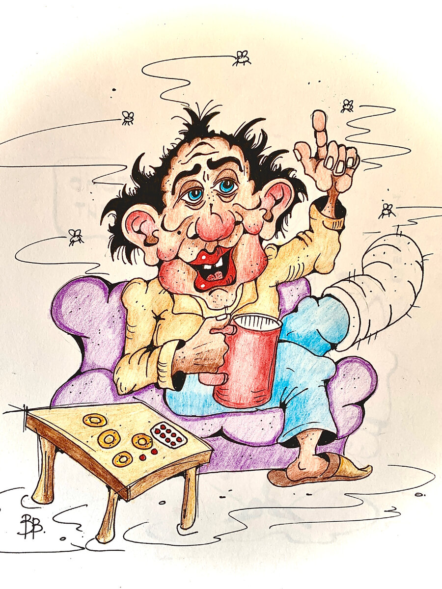 А любите ли вы свой диван, как любит его Слава?