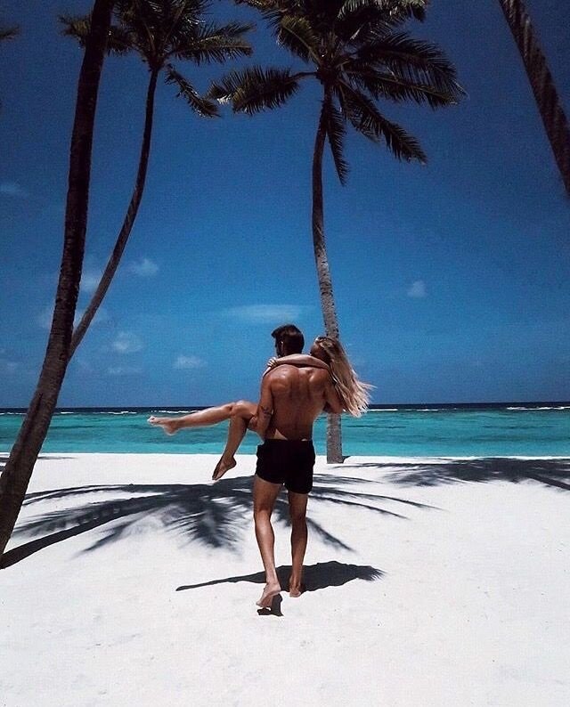 Доминикана пара на пляже