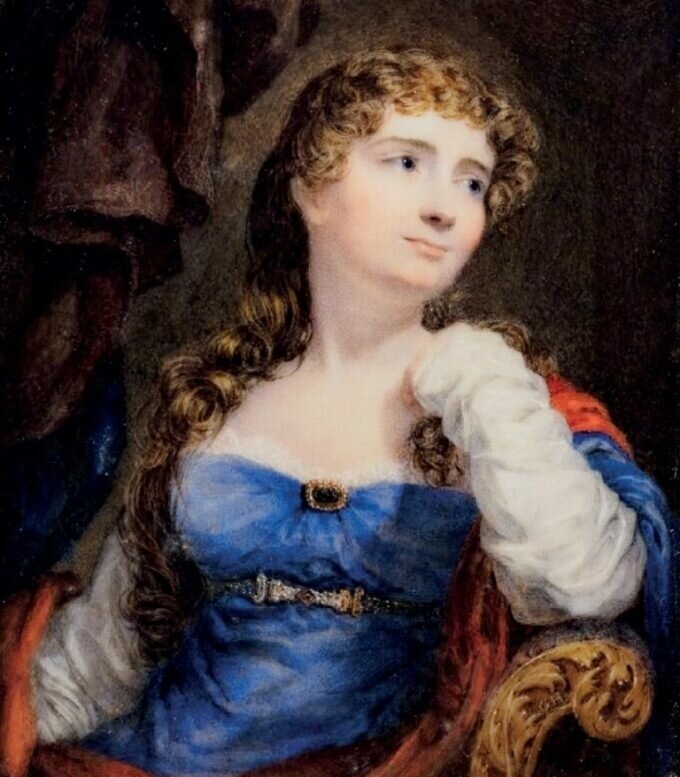 Энн Милбенк. портрет работы Ч. Хейтера, 1812 год