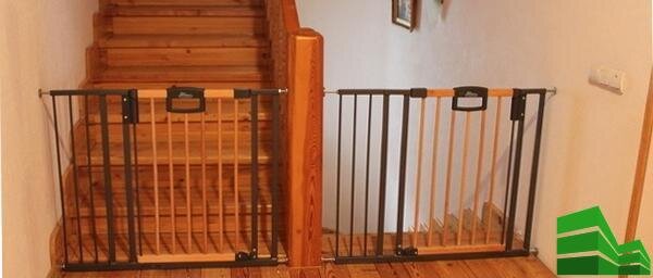 Защита от детей на лестницу: ограждения, ворота