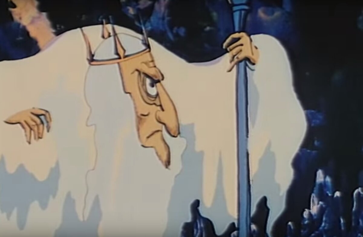 Два детских мультфильма   "Гномы и Горный Король" 1993 года Чудесный и светлый мультфильм-фантазия на тему Эдварда Грига. Использованы пьесы "Утро", "Шествие гномов" и "В пещере Горного короля".-2