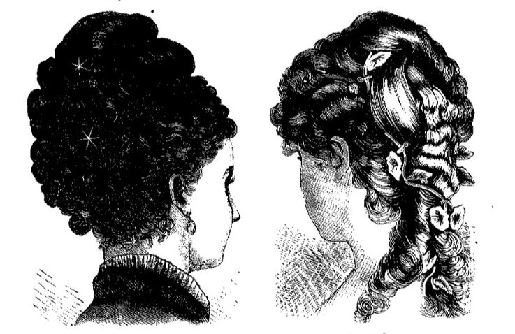 Иллюстрация из "Дамского сборника" 1882 г