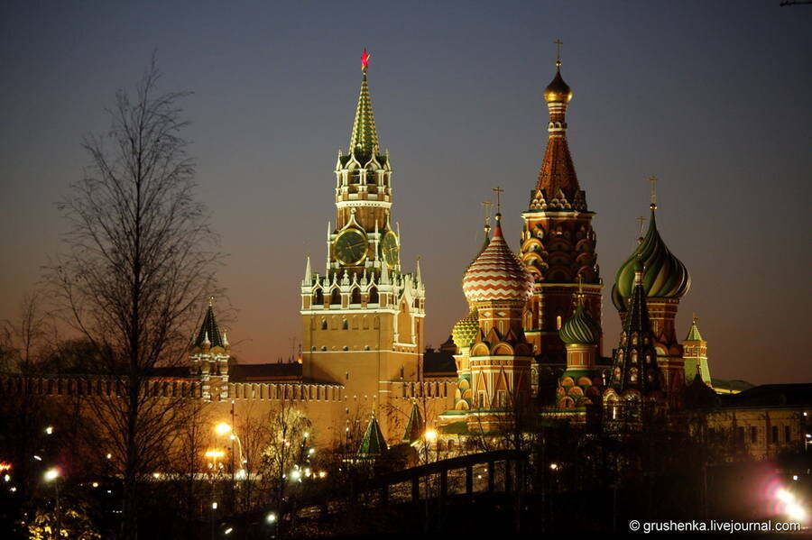 Вечерняя Москва, Зарядье. Ранее фото публиковались в журнале grushenka.livejournal.com