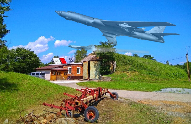 Бывшая ракетная база для дальних бомбардировщиков-ракетоносцев ТОФ при авиабазе 
