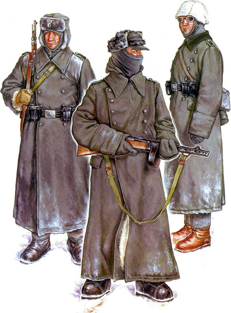 Немецкая зимняя форма вермахта 1941