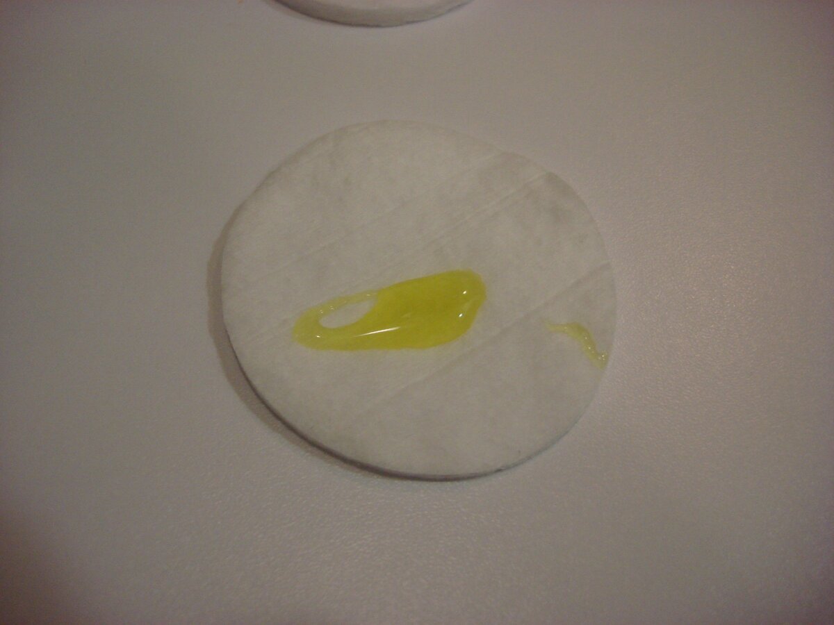 Фото сделано автором (достаточно капли шампуня)